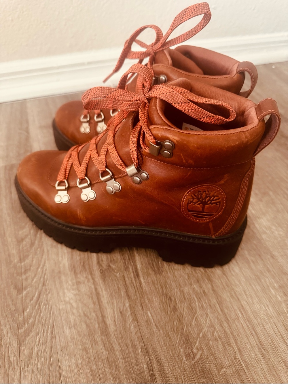 SOLD! Timberland Women's Stone Street Mid Lace Up Platform Hiking Boot - Picture 6 of 13